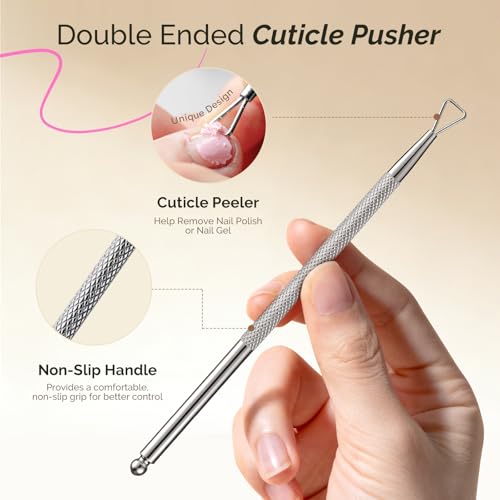 MelodySusie 6PCS Nail Polish Gel Remover Tools Kit with Nail Clips - size: 6pcs