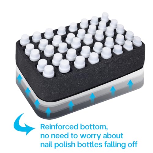 Essential oils Organizer Holder Foam Pad with Slots, can DIY - color: Black 24slots