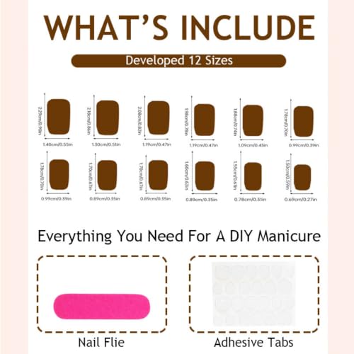 Square Short Press on Nails French Design Fake Nail 24Pcs - color: 2
