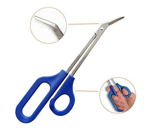 8 Inch Long Handle Toenail Scissors for Seniors Women Men