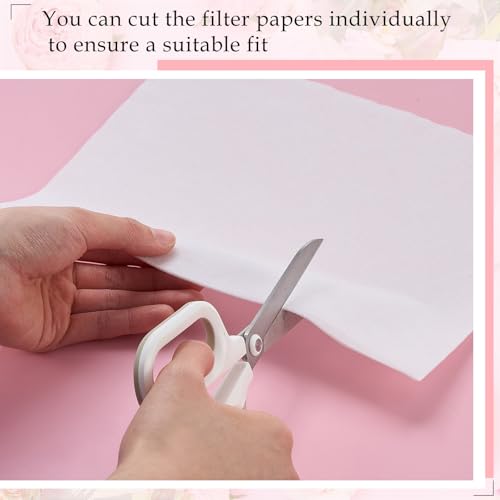 Fanfanwin 600 Sheets Nail Dust Collector Filter Paper, Disposable, White - color: White