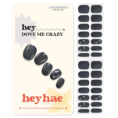 Heyhae Semi Cured Gel Nail Strips - Hey, Dove me Crazy - color: Hey, Dove me Crazy