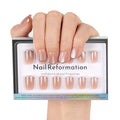 Nail Reformation Press On Nails, Shimmer Bright | Short Square Fake Nails - color: Shimmer Bright