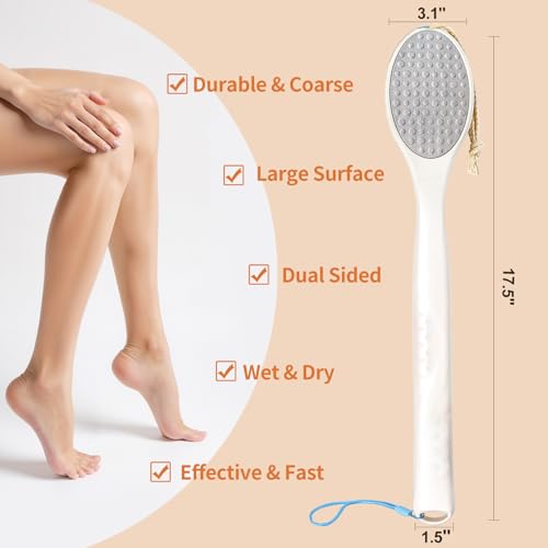 Extendable Foot Brush & Shower Foot Scrubber, Long Bath Brush