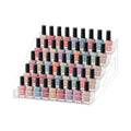 5-Tier Nail Polish Organizer, Clear PET Tabletop Display Rack - color: Clear - 5 Tier
