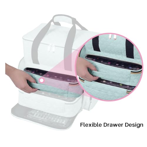 2 Pcs Small Clear Nail Polish Organizer Holds 80 Bottles Nail,Green - color: Green-Clear-2 pcs