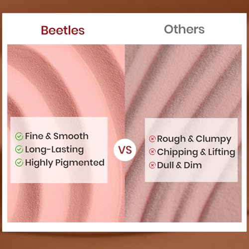 Beetles Fall Dip Powder Nail Kit, Brown Nude Skin Glitter - color: Espresso Glow