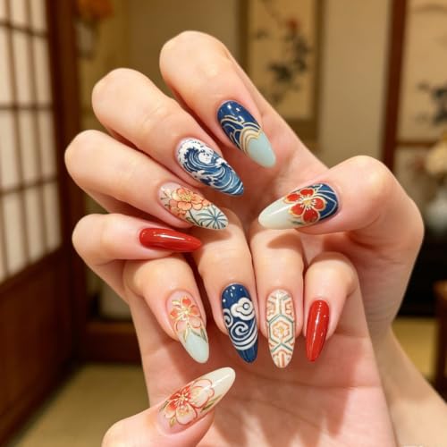 6 Sheets Nail Stamping Plate Oriental Style Nail Art Stamp - color: Oriental Style