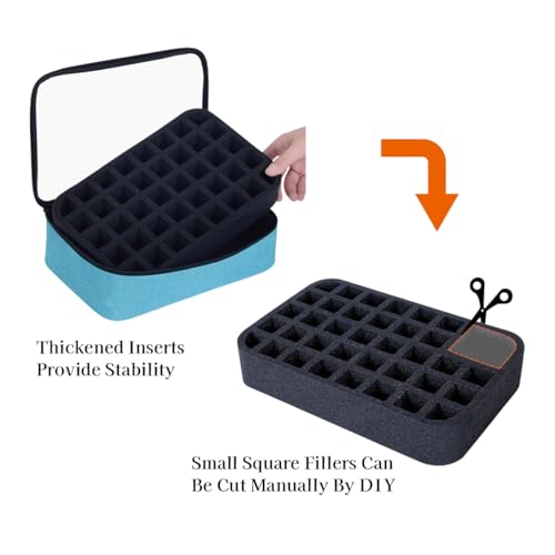 2 Pcs Small Clear Nail Polish Organizer Holds 80 Bottles Nail,Green - color: Green-2pcs