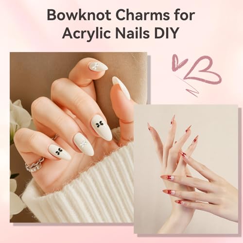 Bow Nail Charms