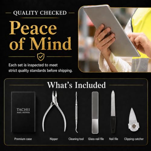 TACHII Toenail Clippers for Ingrown Nails Nippers