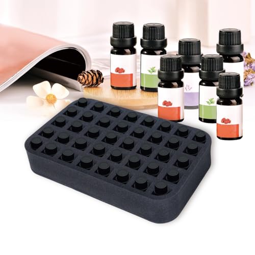 Essential oils Organizer Holder Foam Pad with Slots - color: Black 40