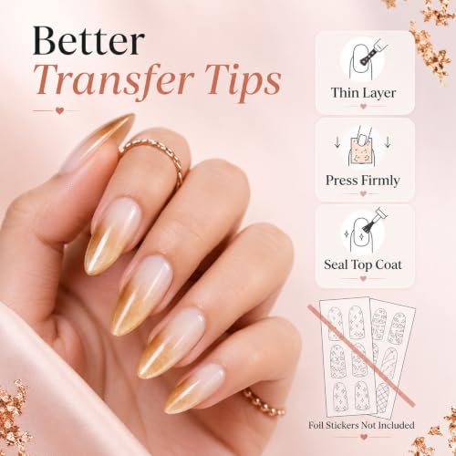 Beetles Nail Foil Glue Transfer Gel for Nails 1PCS 15ML - color: B-Clear-1