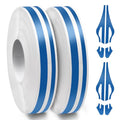 Spurtar Car Pinstripe Tape, 2 Rolls x 32Ft Blue Racing Stripes Automotive - color: blue