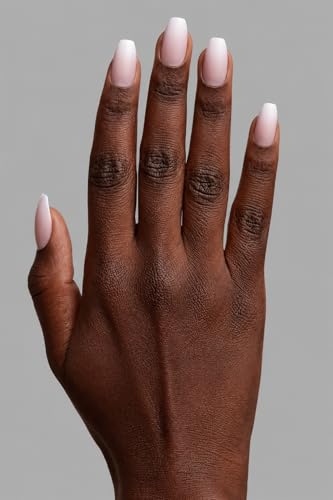 PaintLab Gradient French Press On Nails, Medium Coffin, 24pcs Nail Kit - color: Gradient French