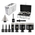 FOCSTOL Diamond Drill Bits Set 10PCS, 1/4"-2-1/2" Tile Hole Saw Kit - size: KIT1