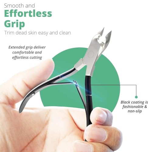1piece Cuticle Trimmer Nipper 9 Color (Black) - color: Black