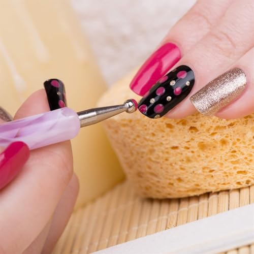 15 PCS Nail Dotting Tools Design Tools, Nail Dotting Pen Nail Art Tools - color: 15 PCS