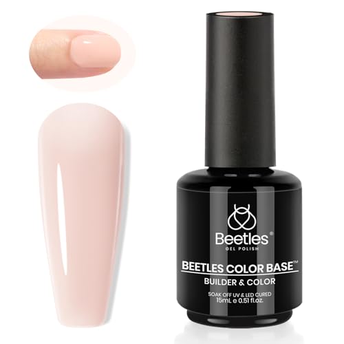 Beetles Rubber Base Gel 1pcs 15ml - color: H-Pink-1