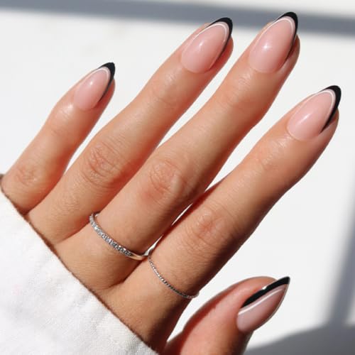 Glamnetic Press On Nails - Short Almond, Glossy Fake Nails 30 Pc Full Kit - color: 6 - NO IN BETWEEN