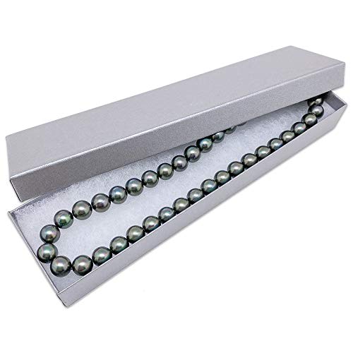 TheDisplayGuys 25 Cardboard Gift Jewelry Boxes w/Paddings #82-8 x 2 x 1 - color: Pearl Gray