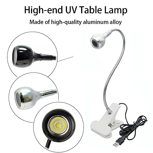 Brokimis Mini UV Lamp for Gel Nails LED Curing Lamp - color: Silver