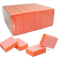 MARYTON Nail Buffer Mini Block Files, 80/100 Grit, Orange, 130 PCS - color: Orange
