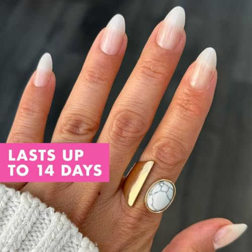 Olive & June Instant Mani Press-On Nails, Pure White Syrup Gradient - color: Pure White Syrup Gradient