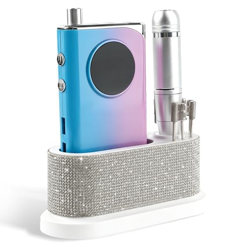 ANGNYA Nail Drill Machine Holder Efile Stand and Organizer Storage Box Case - color: White2