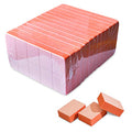 Karlash Nail Mini Orange Buffer Block File 80/100 Grit 2 Sided (130 Count) - size: 130 Count (Pack of 1)