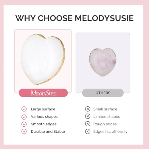 MelodySusie 1Pc Heart Resin Nail Art Palette Color Mixing Board White - color: White Heart Without Spatula.