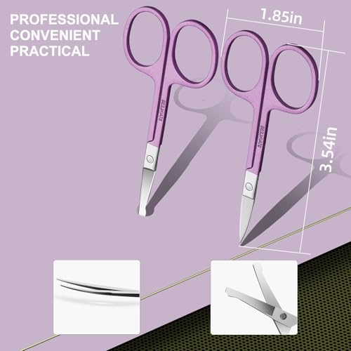 30Pcs Stainless Steel Nail Clipper Set with Luxurious Travel Case - color: 30 in 1 Purple