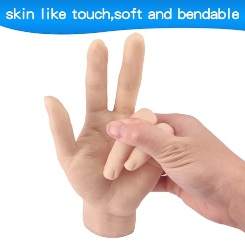 Silicone Tattoo Practice Hand, Male Left Hand