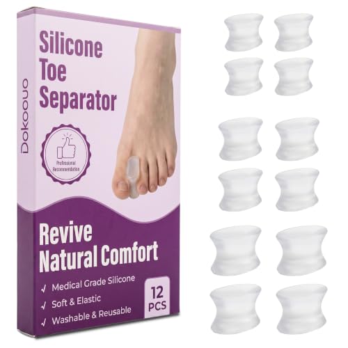 Gel Toe Spacers - 12 Pack (S+M+L) - size: S+M+L