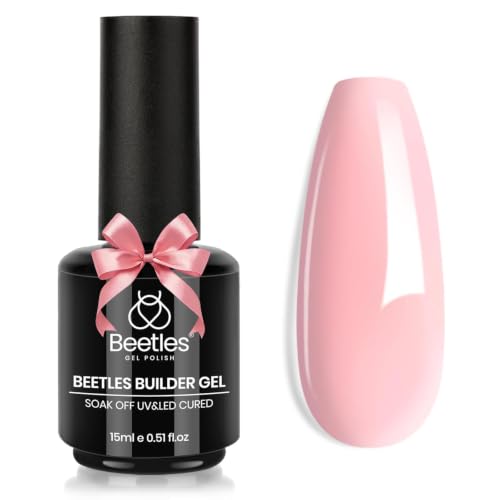 Beetles Pink Builder Nail Gel, 8 in 1 Building Gel - color: D - Pink