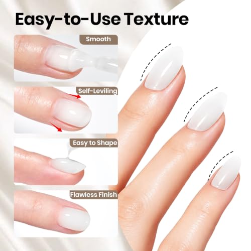 Beetles Builder Gel for Nails Sheer White, TPO & HEMA-Free Building Gel - color: Z-Sheer Milk - 1