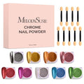 MelodySusie 9Pcs Chrome Nail Powder for Gel Nails - color: Cuticle Oil