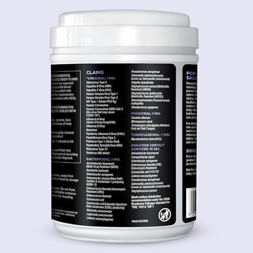 Prevention All Purpose Disinfectant Wipes – Canister of Cleaning Wipes for Salons, Spas, Wellness Centers and Yoga Studios – Hospital Grade Surface Sanitizing – 160 Count (Pack of 2) - size: Wipes Canister (2 Pack)