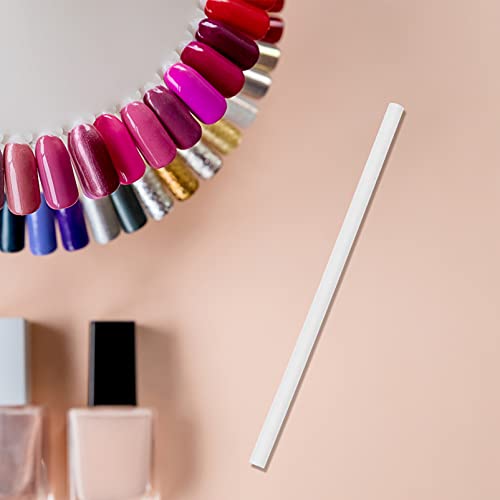 FRCOLOR 30pcs White Nail Art Pen Set Wax Wood Salon Home Use 17.5cm