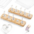 Nail Stand for Press On Nails Art Display Practice 2 Sets - color: Wood, size: Medium