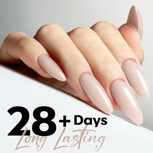 modelones Nude Gel Nail Polish Soak Off UV/LED Gel Polish 15ML - color: A3-Light Nude Solid