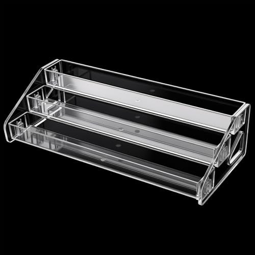 3 Layer Nail Polish Organizer Clear Multi Tier Organizer, Display Nail Stand for Nails Polish, Eyeglasses, Sunglasses, Essential Oils, Makeup, Skincare and Perfume Storage