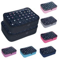 2 Pcs Small Clear Nail Polish Organizer Holds 80 Bottles Nail,Black - color: Black-2pcs