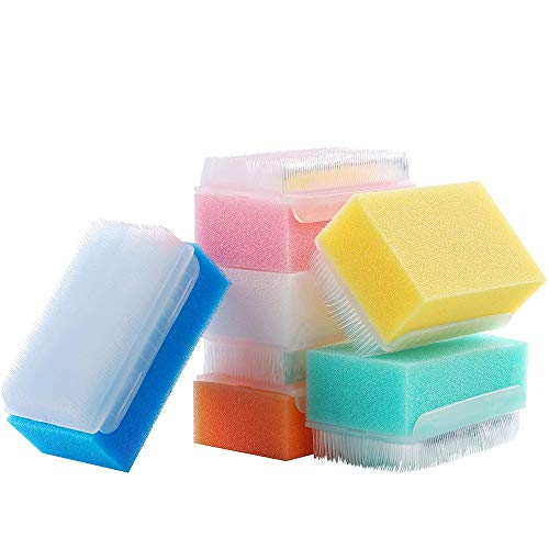 Wellgler's OT Sensory Brush,Autism Sensory Brush for Therapy,Surgical Scrub,Bbaby Sponge for Bathing, Cradle Cap Brush (12Pack) - size: 1 Count (Pack of 12)