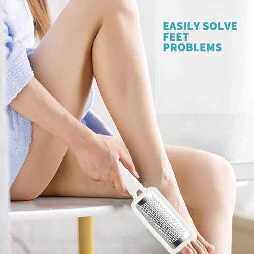 Fu Store 2 Pack Foot Files Callus Remover Foot Rasp Dual Sided Foot File - color: White