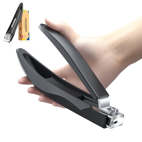 Nail Clippers for Men with Catcher, Adult Finger Nail Clippers - size: Long Handle 1pc