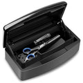 Nail Tool Sterilizer Box,Plastic Sterilizing Tray,The Disinfection Box for Nail Art Tools is Applicable to Nail Art Tools, Tweezers, Hair Salons, Spas and Manicure Equipment-Black - color: Black