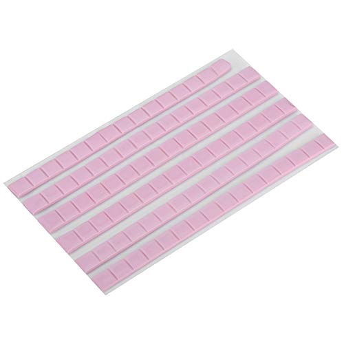 Professional Reusable Nail - Adhesive Manicure Tool for False Nails - Sturdy & Clay, Easy to Use, Versatile Pink Nail Clay for Repeated Applications