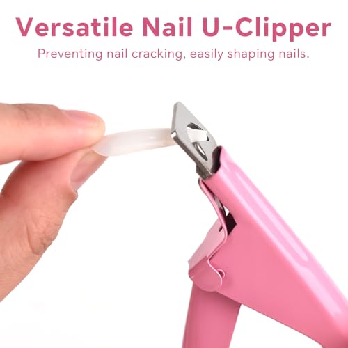3 Pieces Acrylic False Nail Clippers, Stainless Steel Tip Cutters
