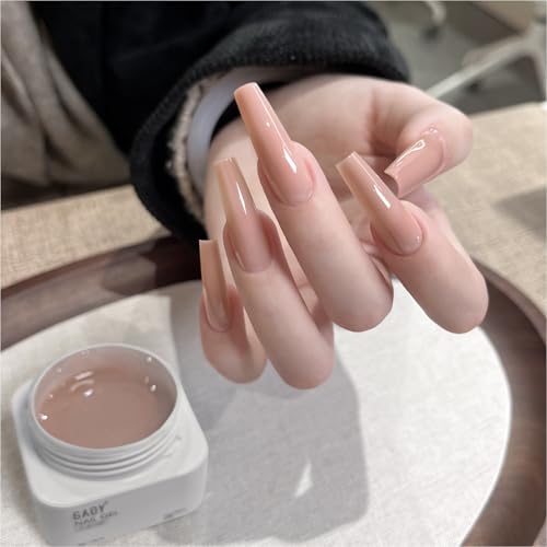 GAOY Watery Crystal Poly Gel for Nail Extensions, 30g, Nude Skin Tone 02